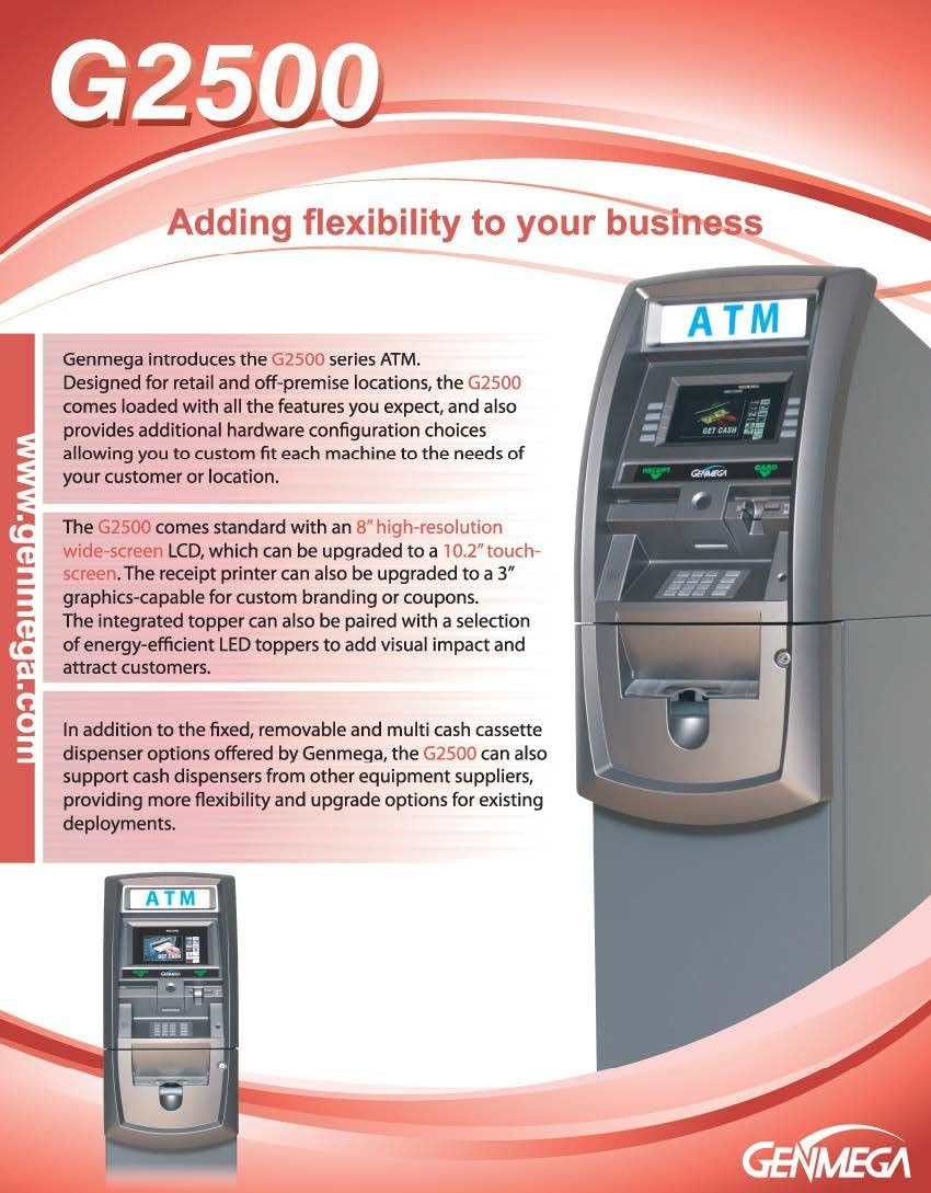Genmega G2500 Series ATM Machine