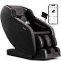 iBooMas 2026 Massage Chair Full Body, 5 Heating Zones for Daily Pain Relief, Zero Gravity 54'' SL-Track, Body Scan, 18 Auto & Manual Modes, Foot Roller, Thai Stretch, Airbags (Black & Brown)