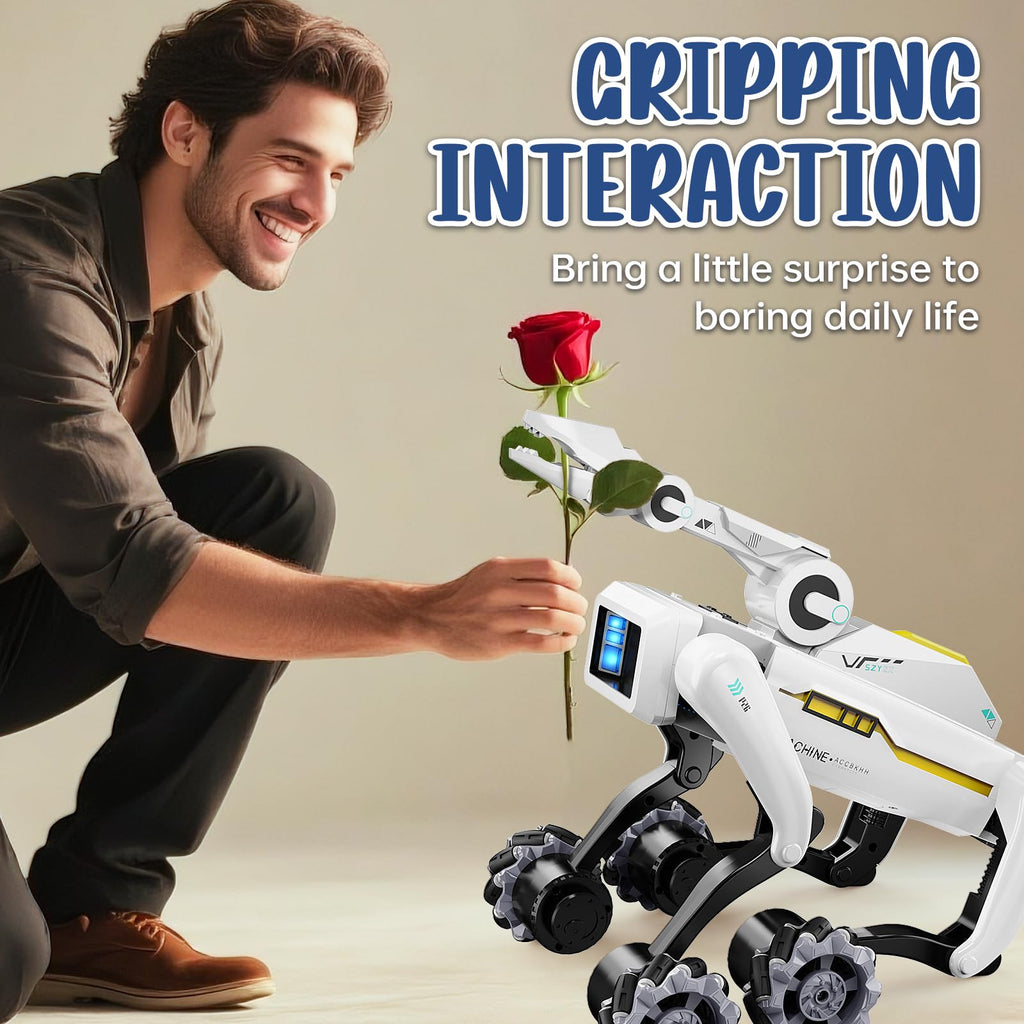Smart Robot Dog - Interactive STEM Pet with Voice Control, 30+ Actions & APP Programming, Durable Design for Kids Age 6+ (Compatible with iOS/Android)