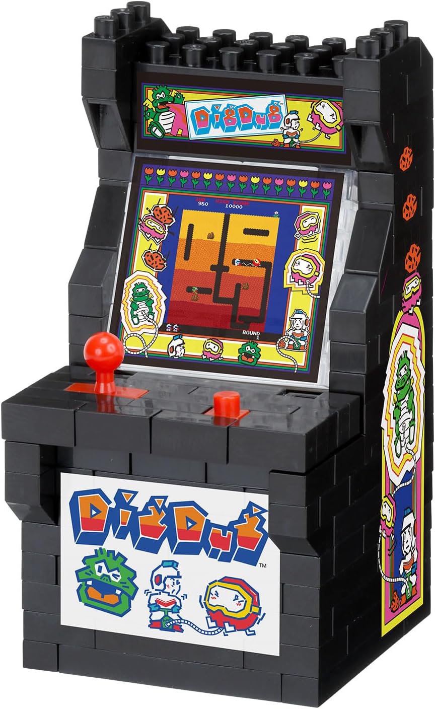 nanoblock - Namco Classic Games - Galaga/Dig Dug Arcade Machine Character Collection Series Building Kit