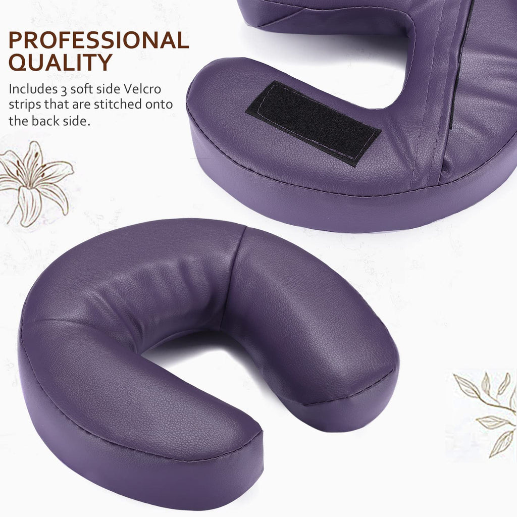 Universal Massage Table Face Cradle & Cushion, Adjustable Massage Chair Spa Bed Headrest & Face Pillow Support, Massage Platform Head Rest Cushion Cradle for Salon Home Mattress Top Massage Kit