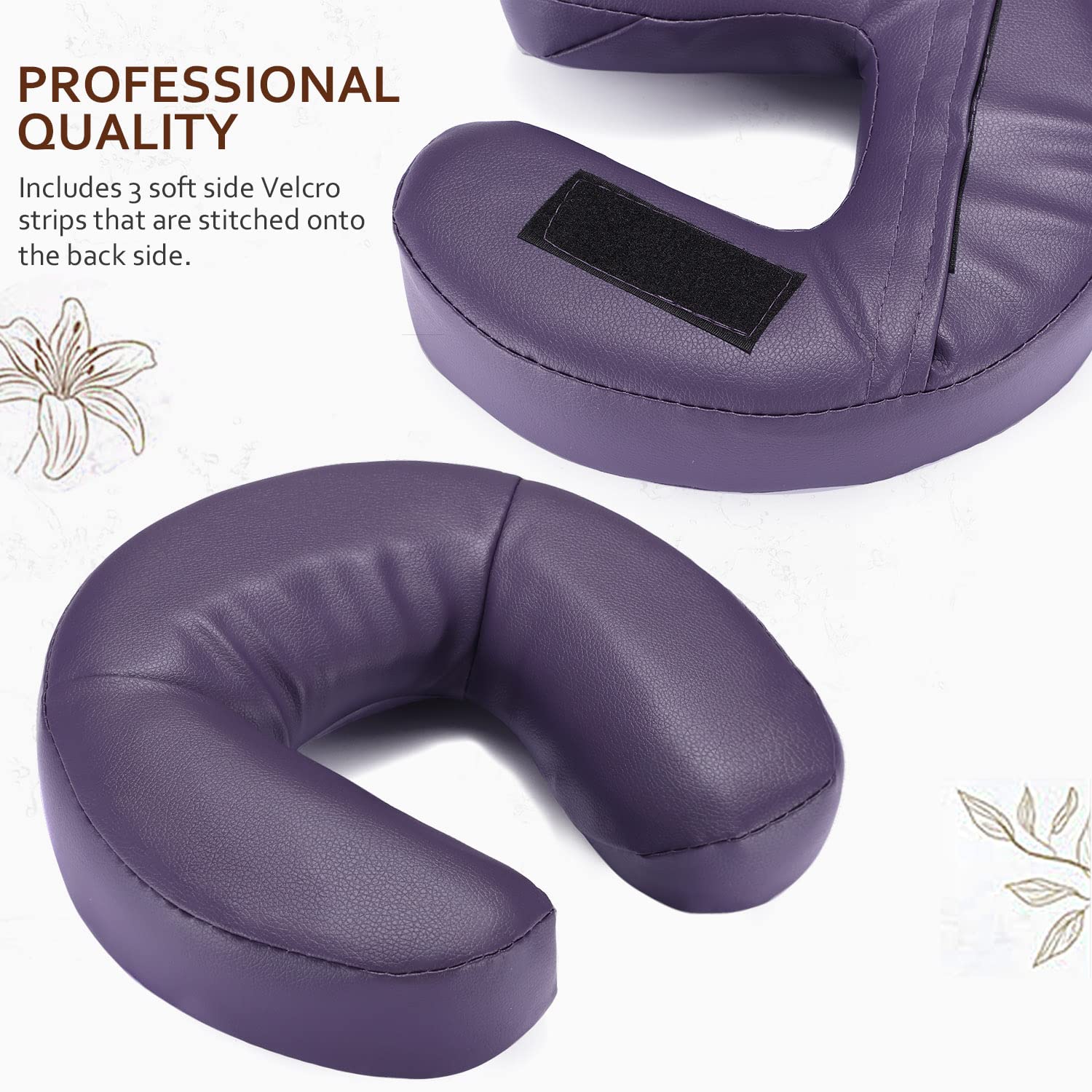 Universal Massage Table Face Cradle & Cushion, Adjustable Massage Chair Spa Bed Headrest & Face Pillow Support, Massage Platform Head Rest Cushion Cradle for Salon Home Mattress Top Massage Kit