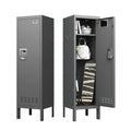 BUTISOW Metal Lockers - 66" Height Steel Lockers for Employees with 5 Door Storage Locker with Card Slot for Employees Gym School Home Office Garage - Assembly Required