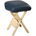 Master Massage Tables Lightweight Wooden Handy Folding Massage Stool, Black
