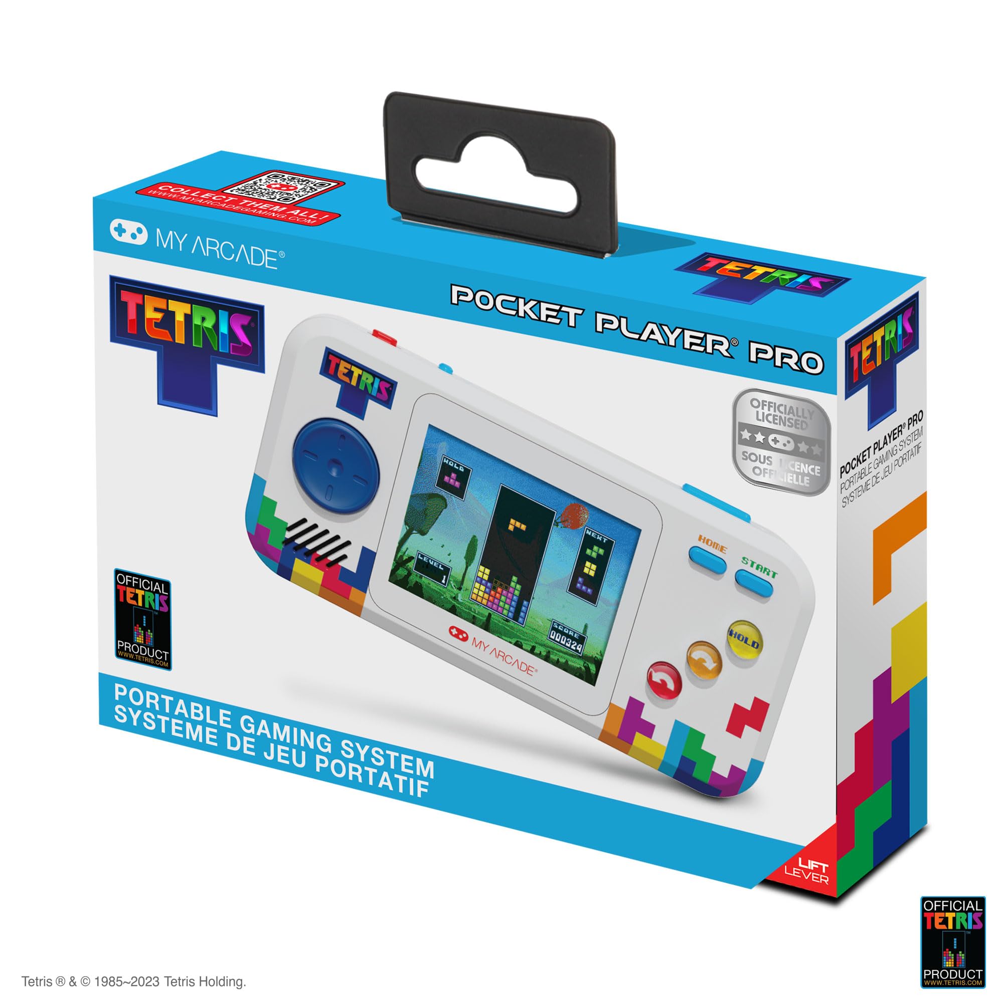 My Arcade Pac-Man Pocket Player Pro: 2.75" Color Display, Retro Gaming Consoles, Arcade Classics, Family Game Night, Retro Mini