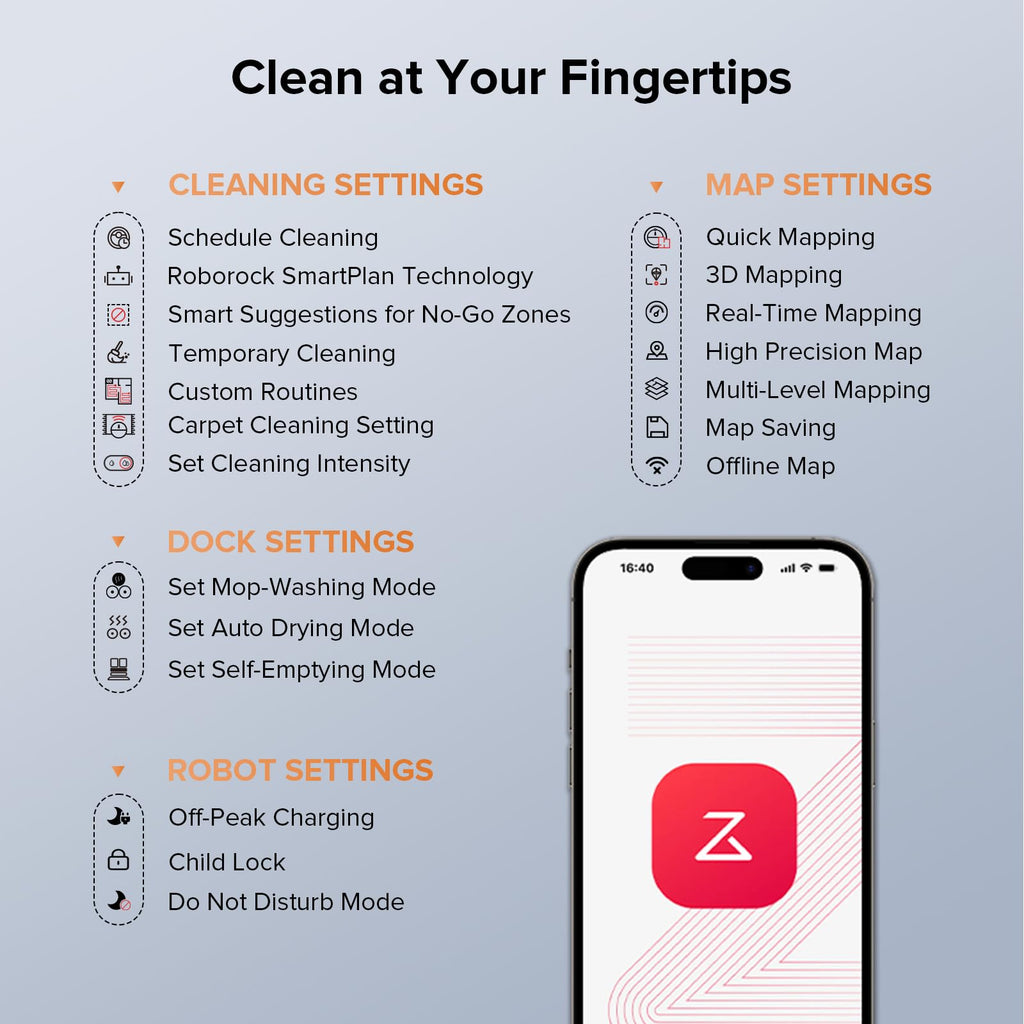 roborock Qrevo Edge 2 Robot Vacuum and Mop, 25,000Pa, 3.14'' Ultra-Slim, Zero-Tangle, AI Object Recognition, 176℉ Hot Water Mop Washing & Auto-Drying, Carpet & Pet Hair, FlexiArm Edge Cleaning