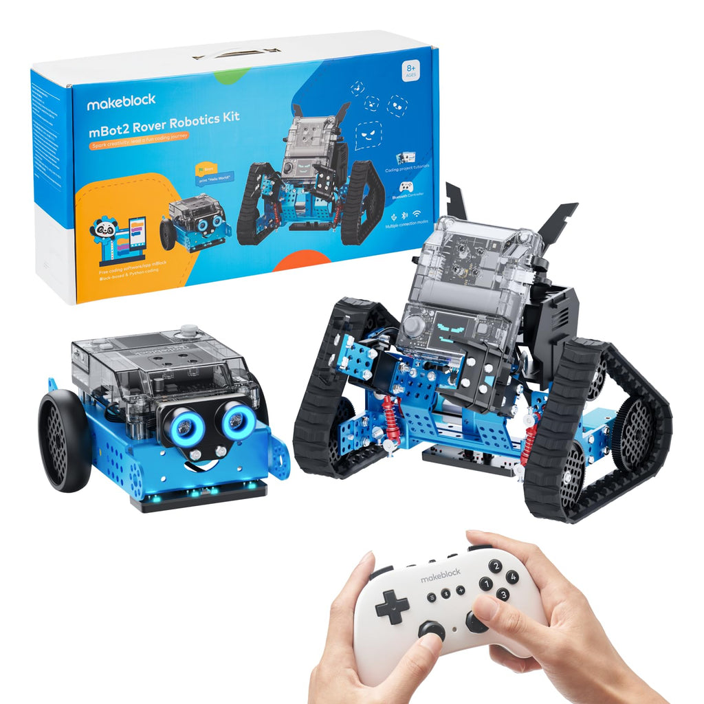 Makeblock mBot2 Coding Robot for Kids, Code Learning Support Scratch & Python Programming, Robotics Kit for Kids Ages 8-14 and up, Building STEM Robot Toys Gifts for Boys Girls