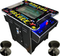 Top Us Video Arcades Full Size Commercial Grade Cocktail Arcade Machine 2 Player Retro 60 Games 22" LCD Screen Tempered Glass 2 Stools Included 5 Year Warranty Black