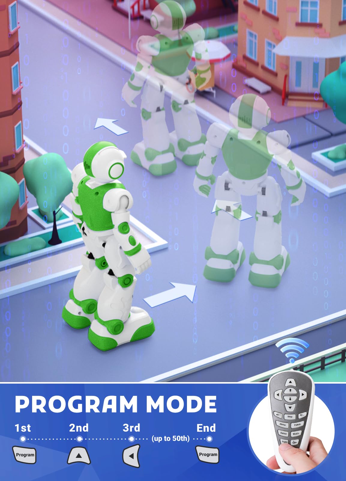 Robot Toys for Kids,Programmable Remote Control Smart Walking Dancing Robot Toy with Gesture & Sensing for Age 4 5 6 7 8 9 10 Year Old Boys for Birthday Present