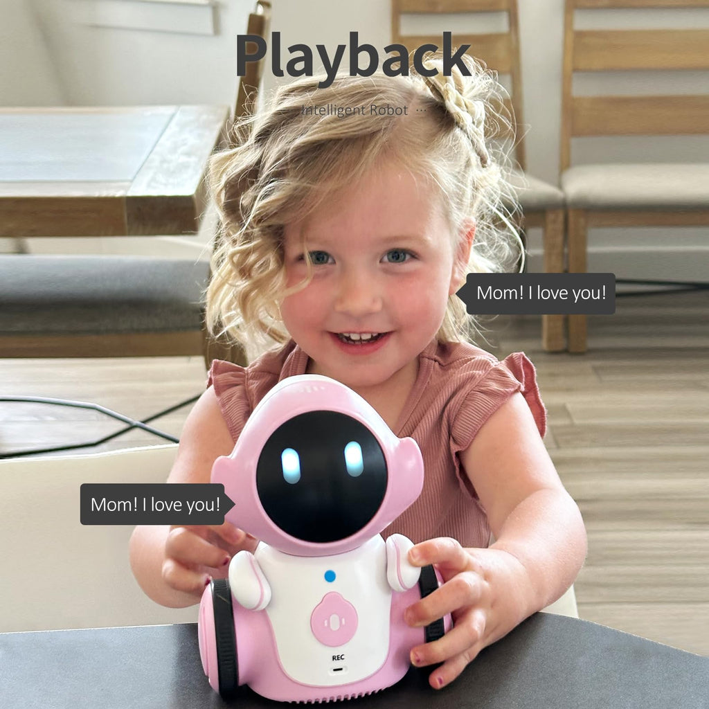 GILOBABY Interactive Robot for Kids Ages 3-8 – Rechargeable with Voice Control & Playback Mode – Educational Toy that Sings, Dances and Touch Control