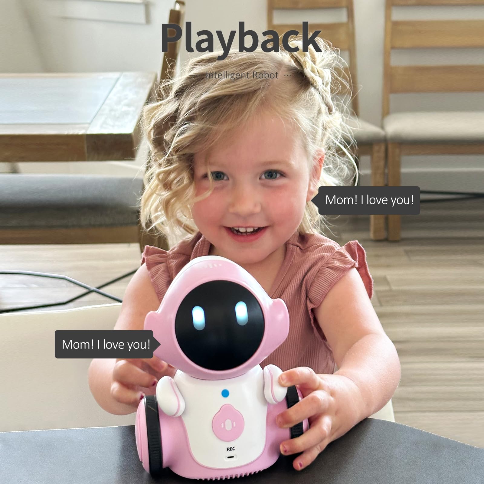 GILOBABY Interactive Robot for Kids Ages 3-8 – Rechargeable with Voice Control & Playback Mode – Educational Toy that Sings, Dances and Touch Control