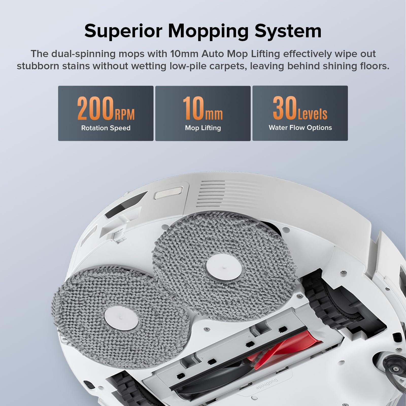 roborock Qrevo Edge 2 Robot Vacuum and Mop, 25,000Pa, 3.14'' Ultra-Slim, Zero-Tangle, AI Object Recognition, 176℉ Hot Water Mop Washing & Auto-Drying, Carpet & Pet Hair, FlexiArm Edge Cleaning