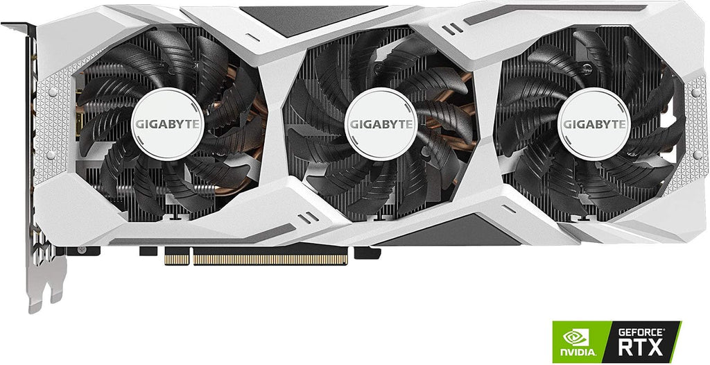 GeForce RTX 2060 Super Gaming OC White 8G Graphics Card with 3 WINDFORCE Fans, 8GB 256-bit GDDR6 RAM, GV-N206SGAMINGOC WHITE-8GD REV2.0 Graphics Card