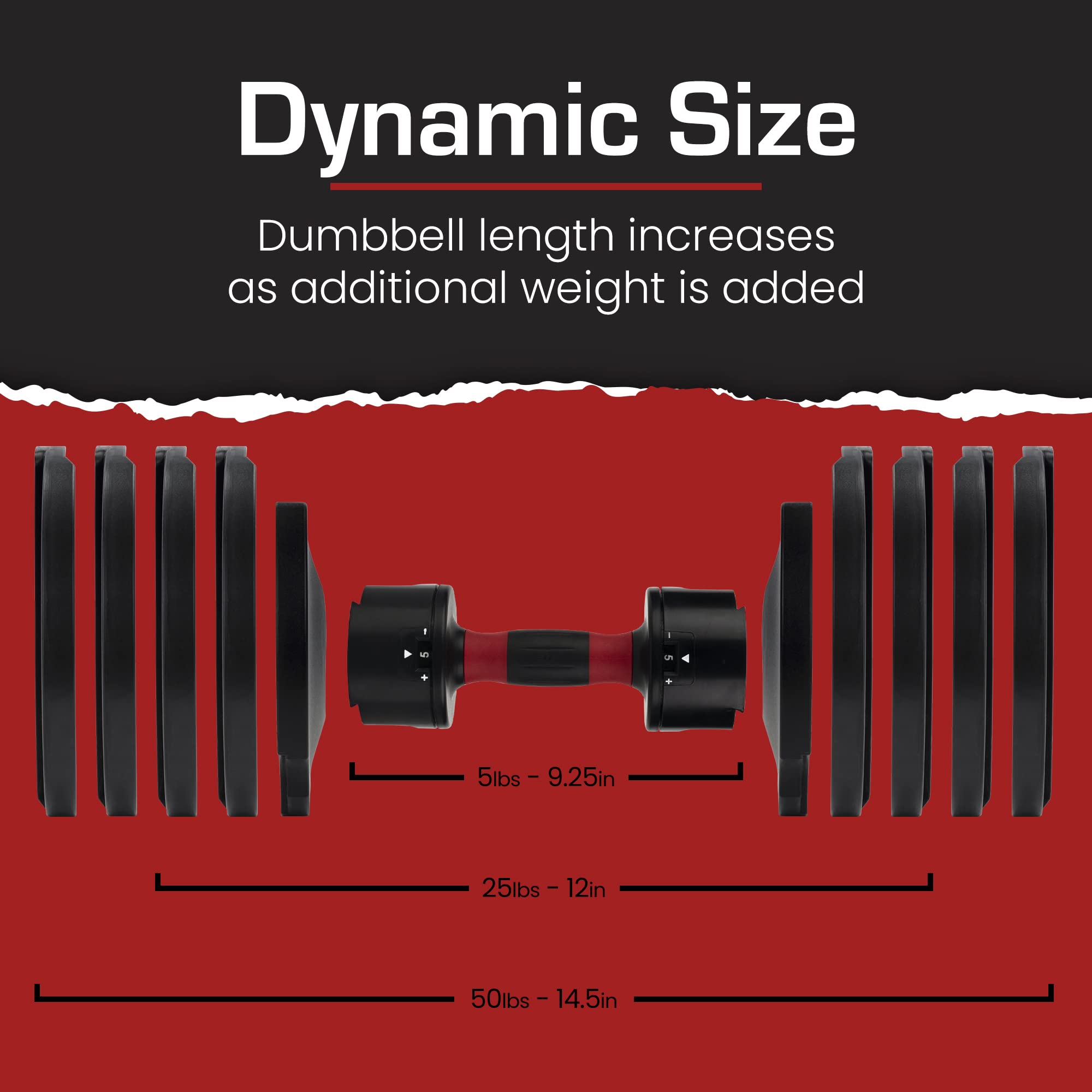 Core Fitness® Adjustable Dumbbell Weight Set by Affordable Dumbbells