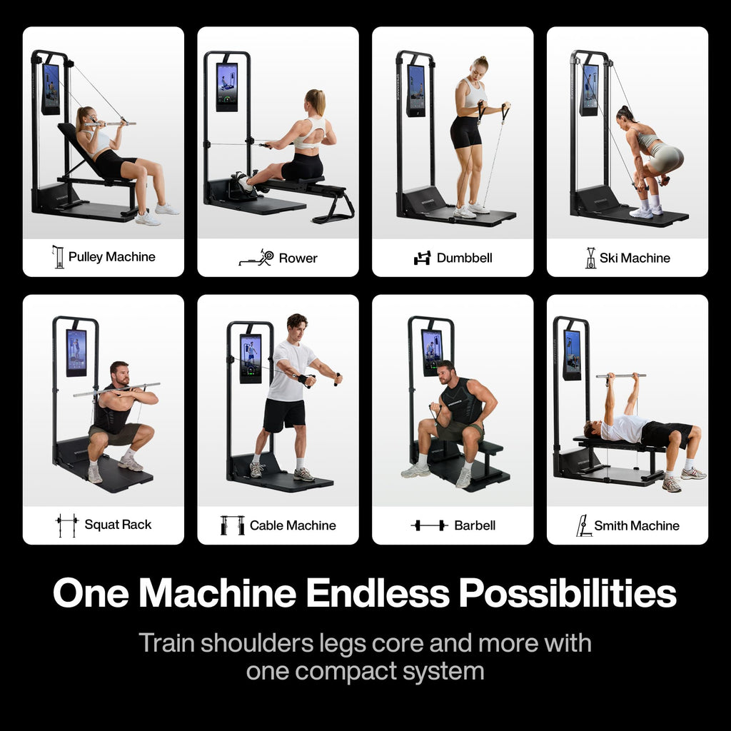 Speediance Smart Home Gym, Multi-Functional Gym Machine for Full Body Strength Training, All-in-one Gym Equipment, Digital Weight System, Workout Station, Squat Rack, Gym Monster 2