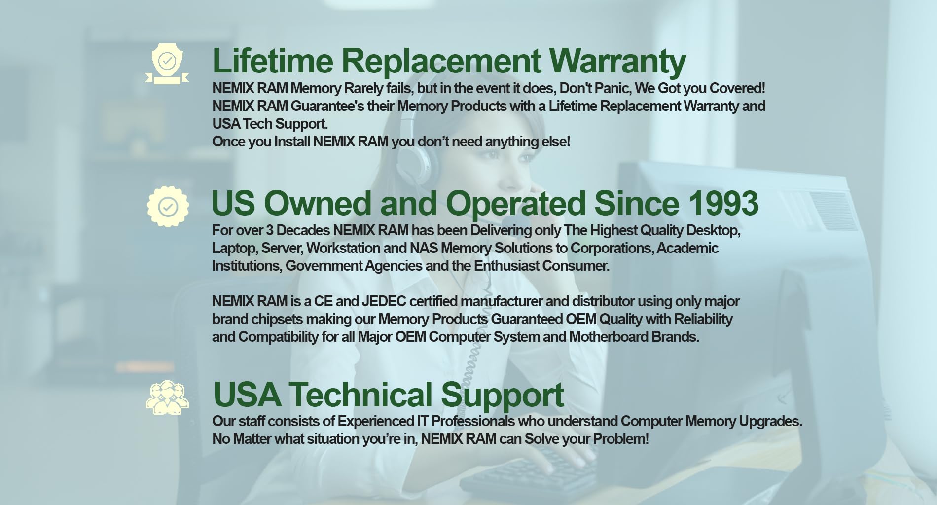 128GB 2X64GB DDR5 4800MHz PC5-38400 2Rx4 1.1V CL40 288-PIN ECC Registered RDIMM NEMIX RAM Server Memory KIT