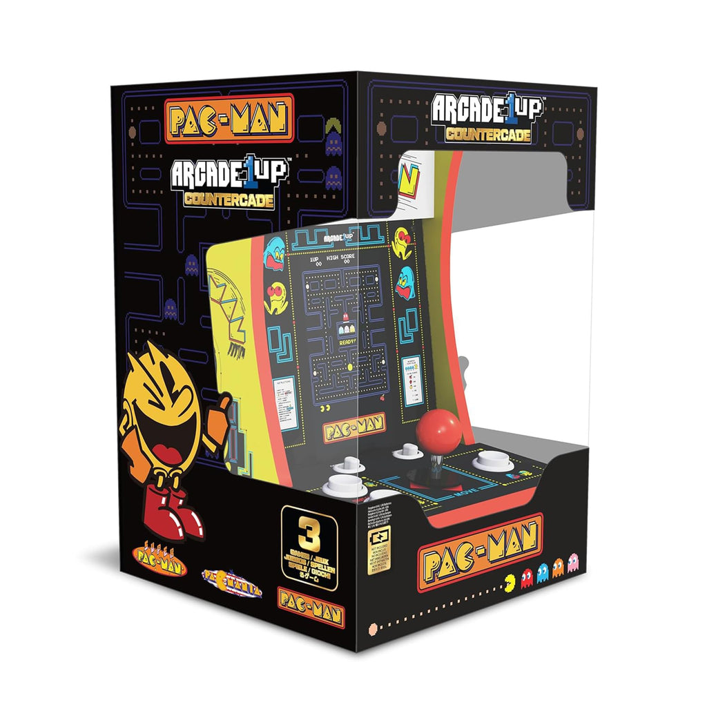Arcade1Up NBA JAM Countercade Arcade Machine with NBA JAM TE and NBA Hang Time, 7" LCD Screen, Light-Up Marquee and Real-Feel Arcade Controls