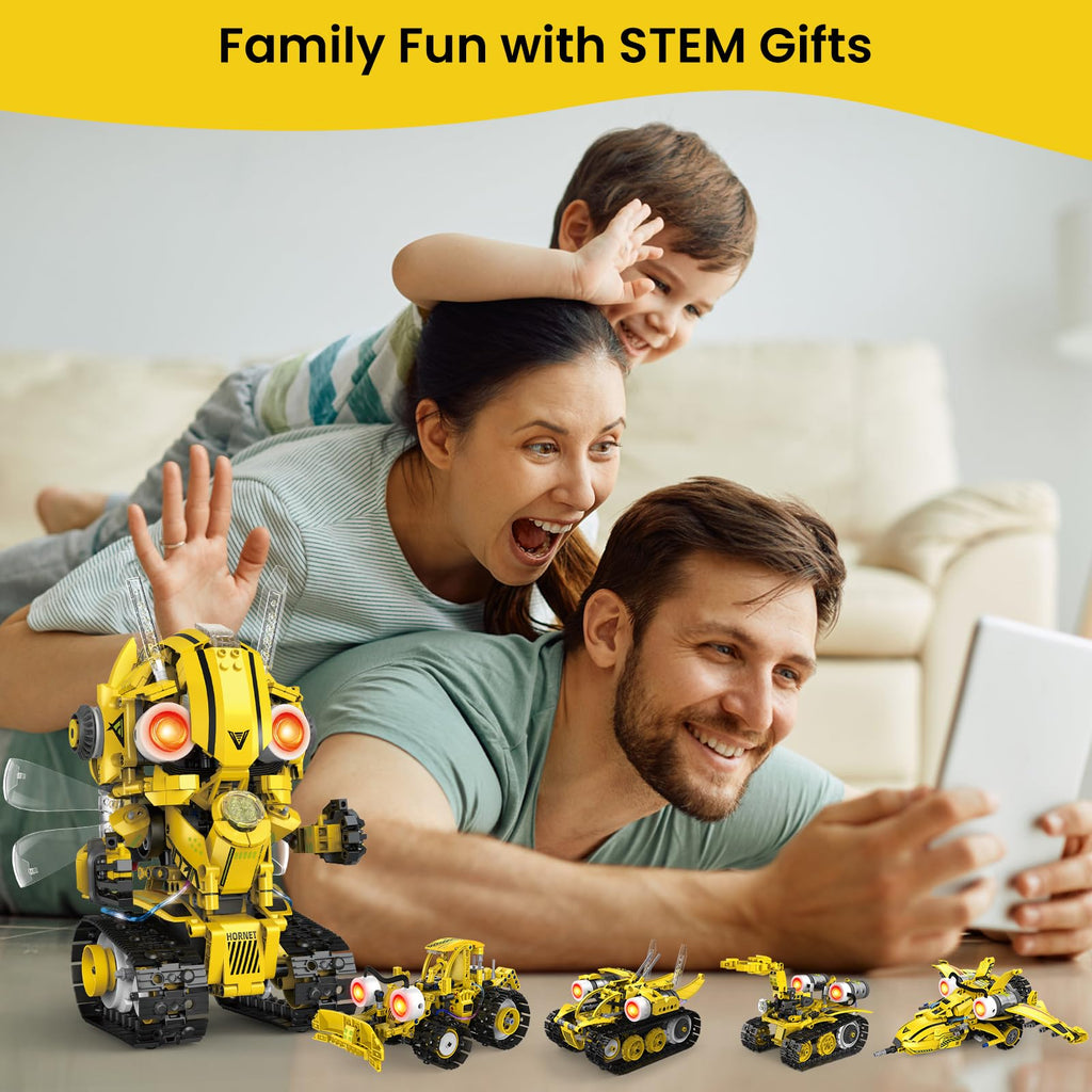HPROMOT RC Robot Toy for Kids Remote Control Robot Toy, Smart Gesture Sensing Rechargeable & Programmable Robot Walking Dancing Singing Chirstmas Gift for 3-15 Years Old Boys Girls