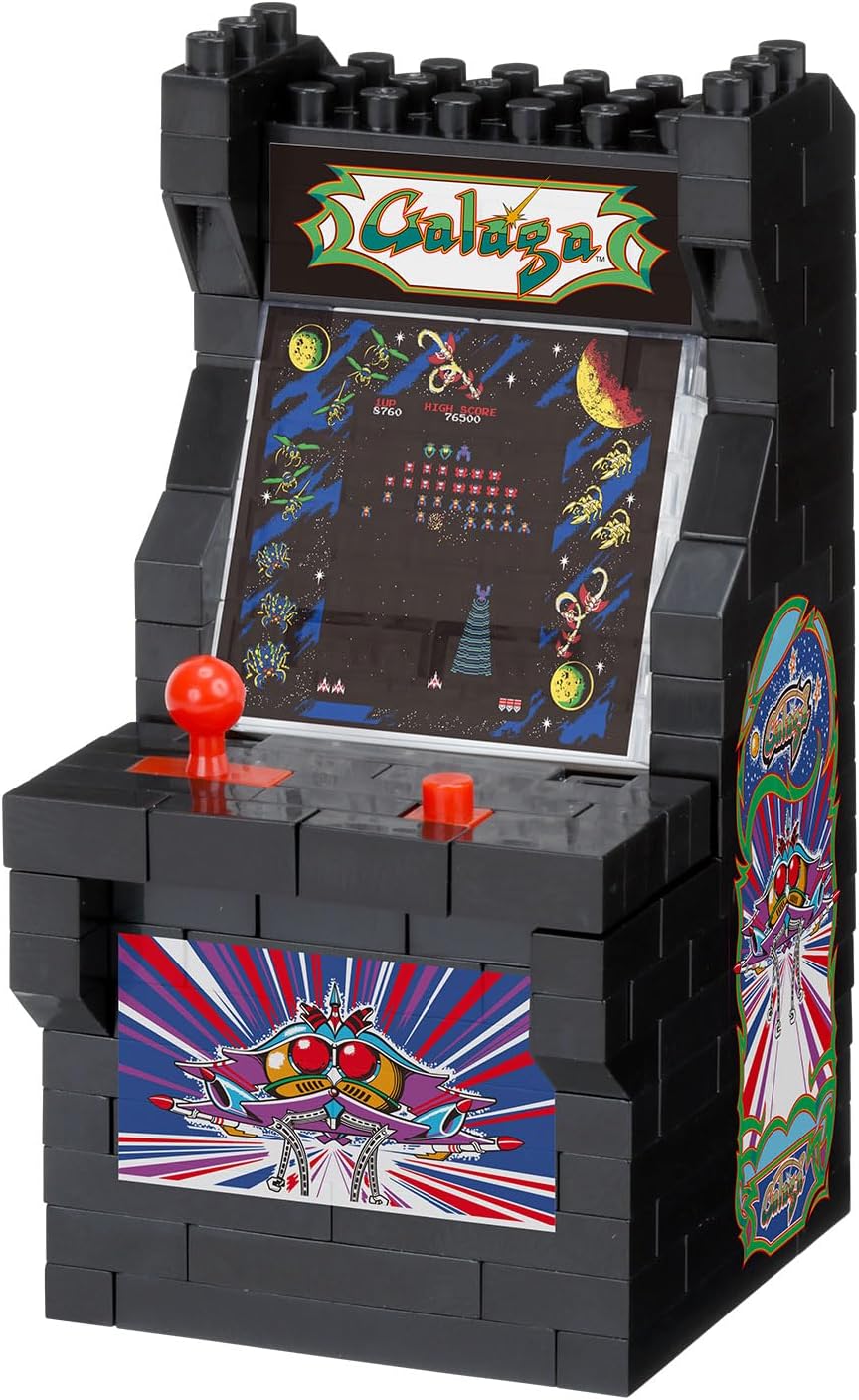nanoblock - Namco Classic Games - Galaga/Dig Dug Arcade Machine Character Collection Series Building Kit