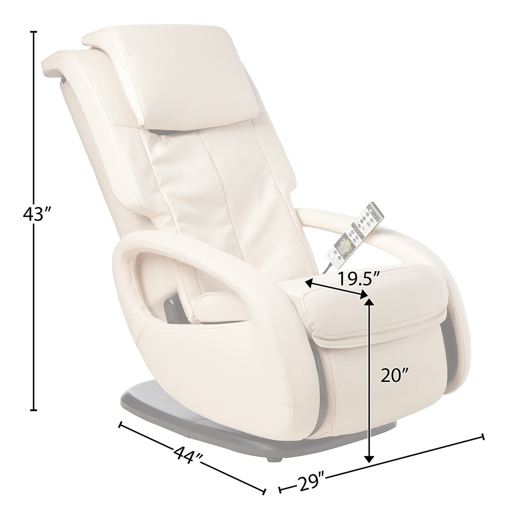 Human Touch WholeBody 7.1 Swivel-Base Full Body Relax and Massage Chair - Perfect for Home Relaxation and Stress Relief | Warm Air Heating | Customizable Massage | Retractable Ottoman | Espresso Color, 7.1"