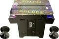 TOP US VIDEO ARCADES Full Size Commercial Grade Cocktail Arcade Machine 2 Player Upgraded Trackballs 412 Games 22" LCD Screen Tempered Glass 2 Stools Included 5 Year Warranty Black