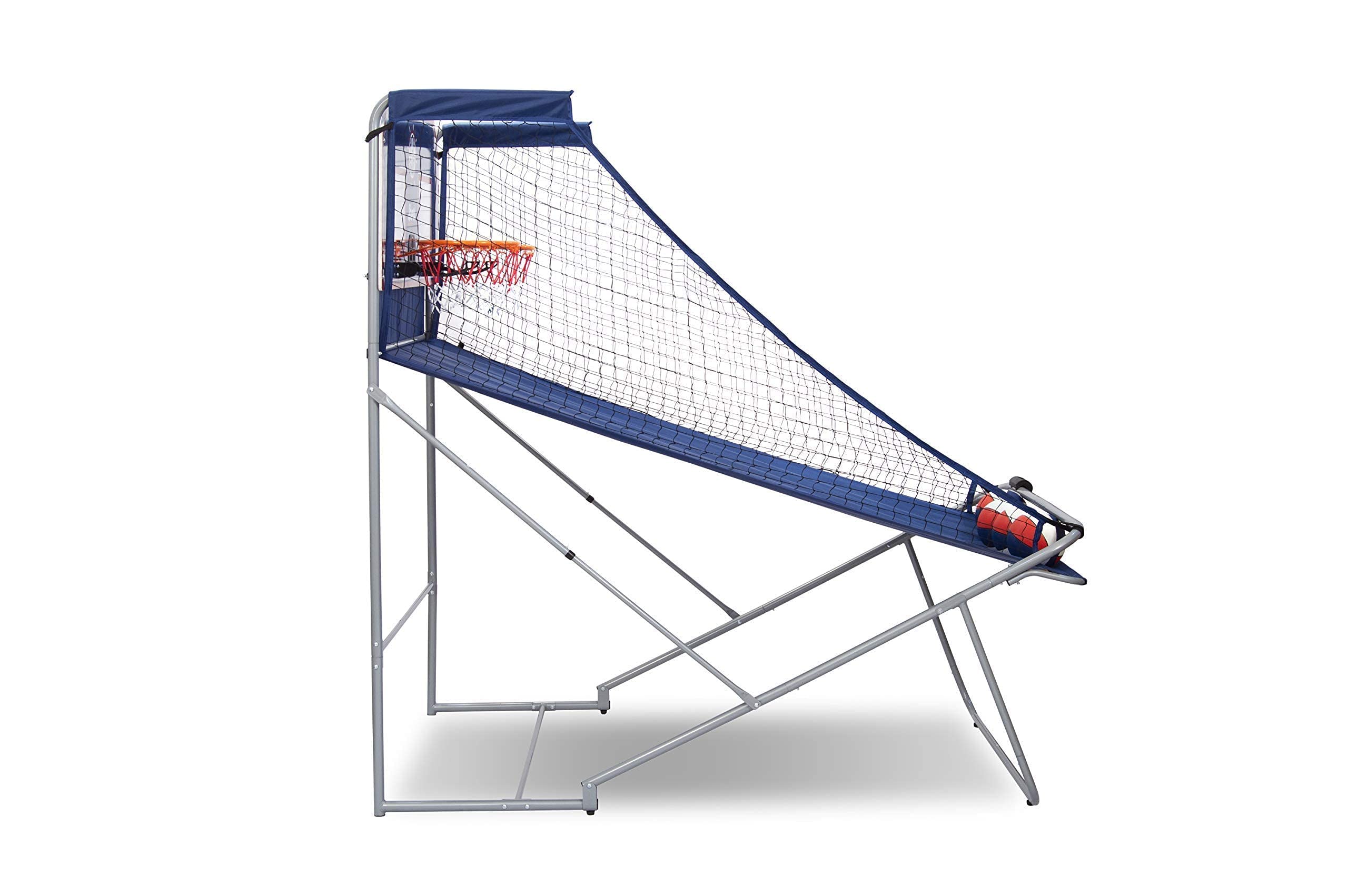 Pop-A-Shot - Dual Shot Sport | Arcade Basketball Game for Home | Paddle Scoring Hoop, 10 Game Modes, 4 Balls | Foldable for Easy Storage | Fun for All Players