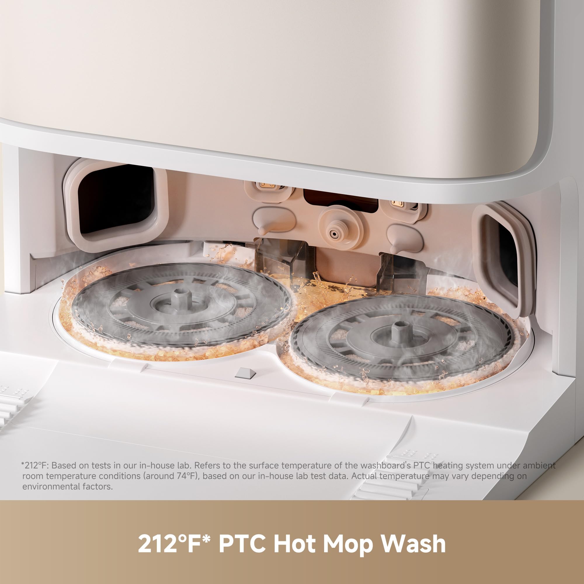 Mova P10 Pro Ultra Robot Vacuum and Mop 13,000Pa Suction, 140°F Hot Water Auto Mop Washing & Drying, Dual Spinning Extenable Mop,10.5mm Lifting for Carpet, 360°Obstacle Avoidance, App Control