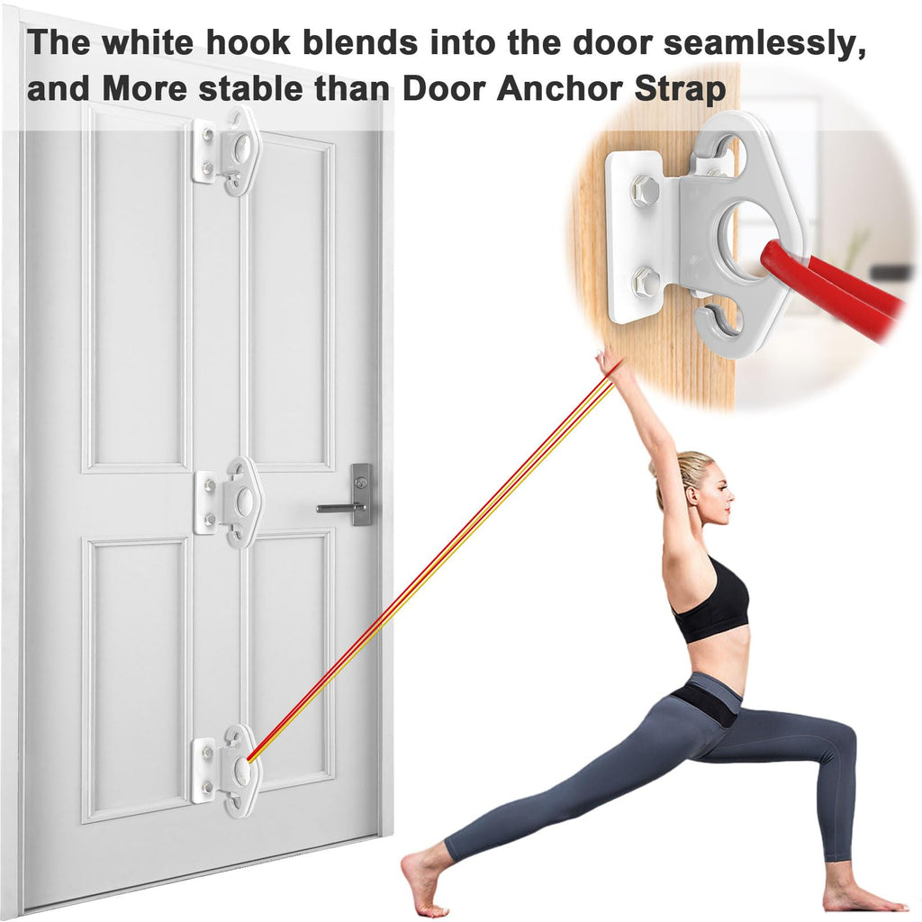 Resistance Band Wall Anchors, Wall Mounted Modular Hooking Platform, Workout Wall Mount Anchor, Training Anchor Mounted Hook Exercise Station for Home Gym Workouts,Yoga,Fitness,Strength Training