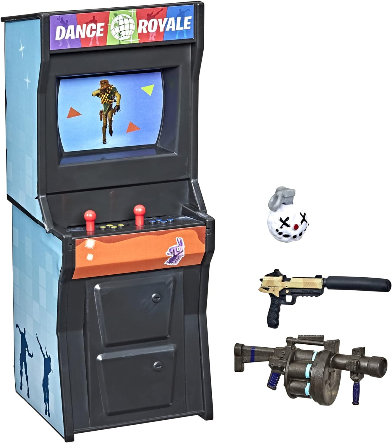Hasbro Fortnite Victory Royale Series Arcade Collection Blue Arcade Machine Collectible Toy with Accessories - Ages 8 and Up, 6-inch