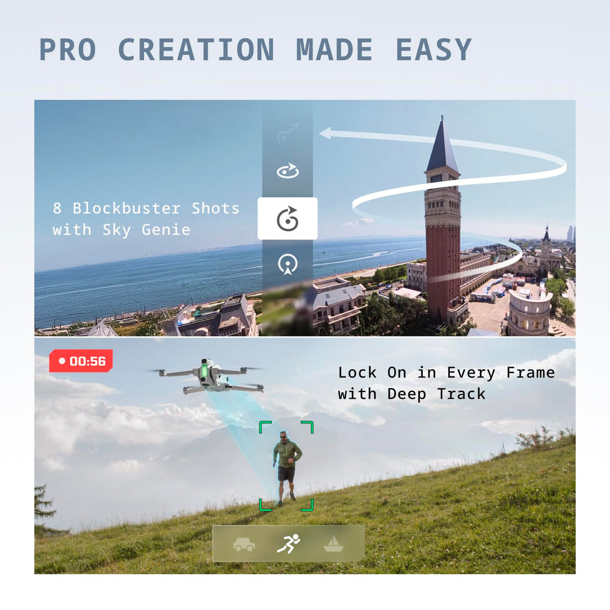 Antigravity A1-360 Drone with Camera 8K, Immersive goggles, Point-to-Fly Motion Control for Adults & Beginners, Obstacle Avoidance, 249g & Foldable, Deep Track, Auto Return, Auto Edit | Camera 8K, Immersive goggles, Point-to-Fly Motion Control, Beginners,