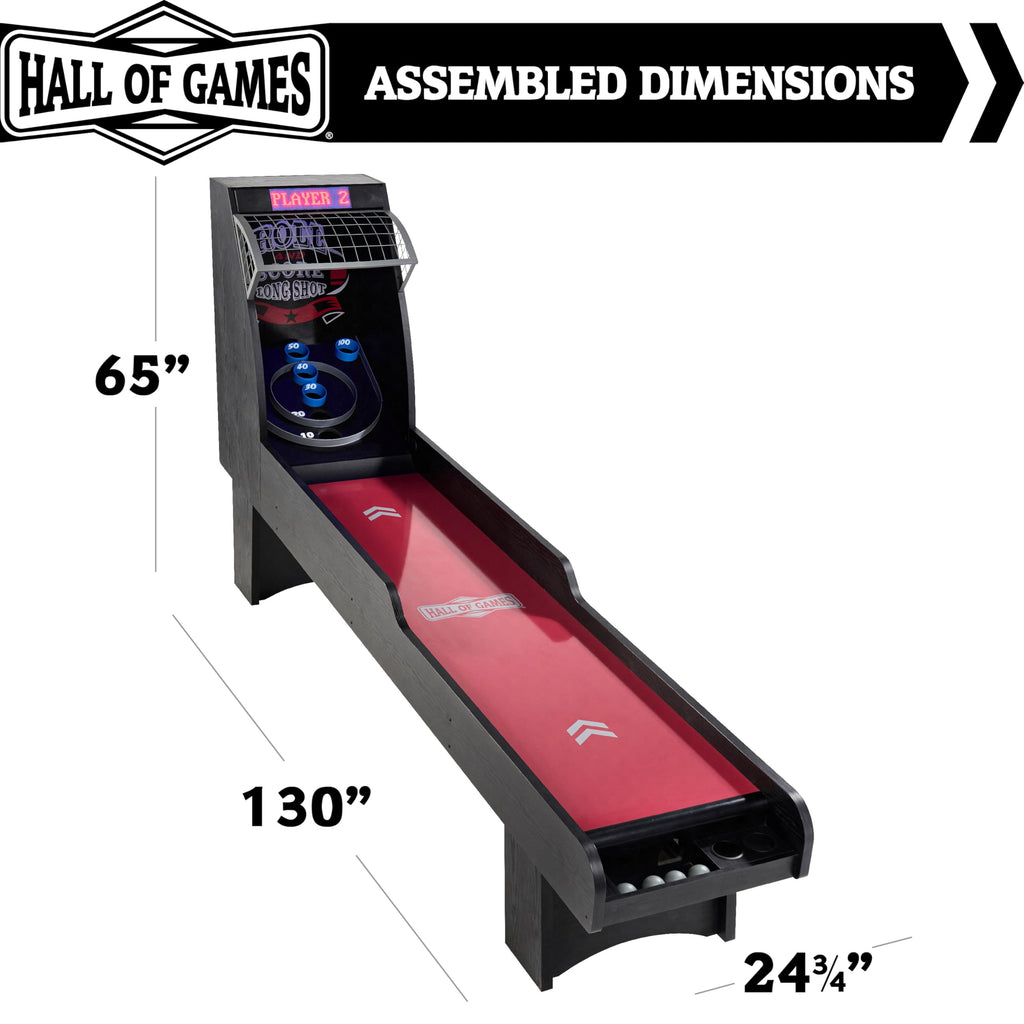 Hall of Games Roll & Score Multiple Styles Arcade Game Collection, Durable & Stylish Designs with Game Balls, Perfect for Family Game Rooms