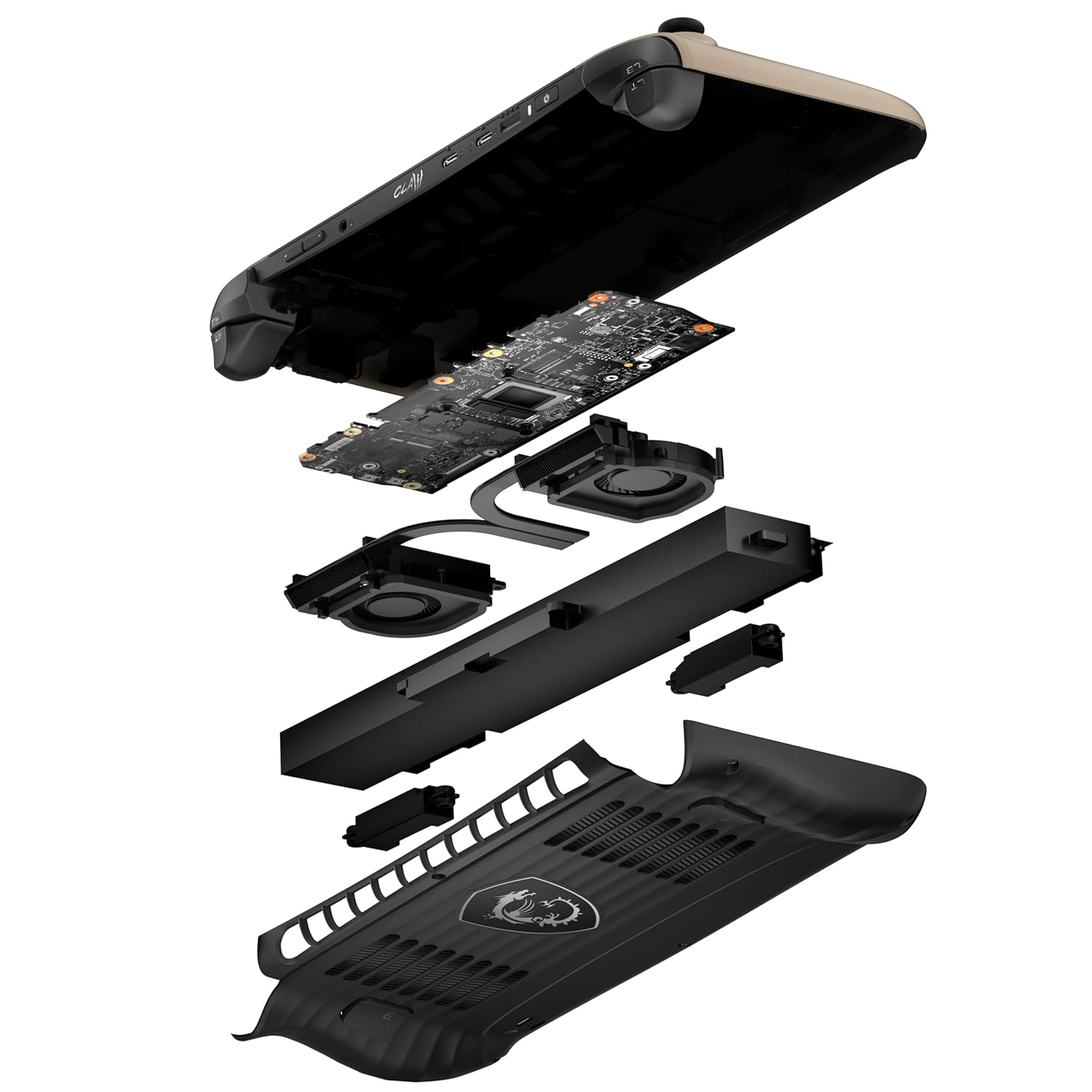 MSI Handheld Claw 8 AI+ A2VM 8" FHD+ 120Hz, Intel® Core™ Ultra 7-258V, 32GB LPDDR5x Memory, 1TB NVMe SSD, WiFi 7, Windows 11 Home