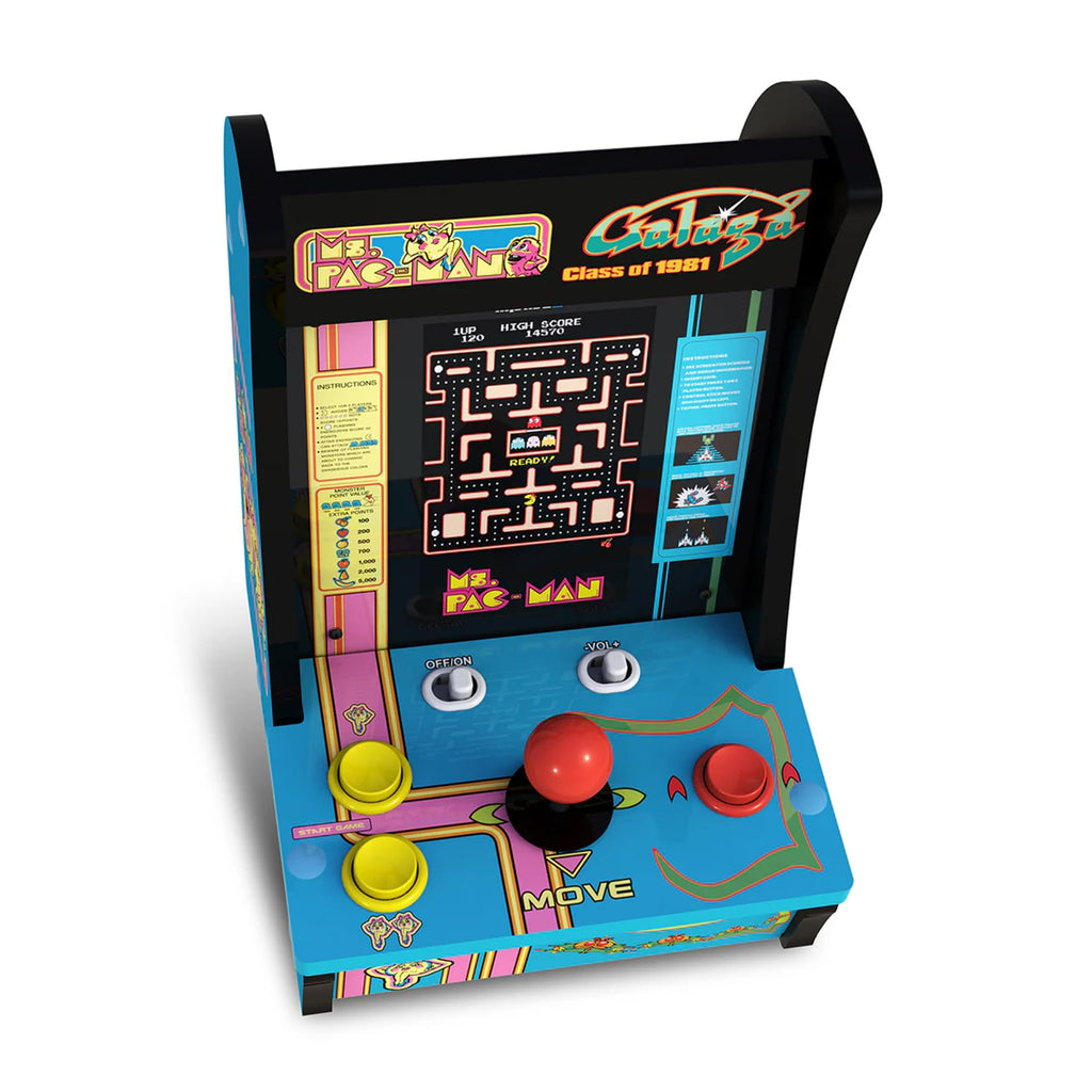 Arcade1Up NBA JAM Countercade Arcade Machine with NBA JAM TE and NBA Hang Time, 7" LCD Screen, Light-Up Marquee and Real-Feel Arcade Controls
