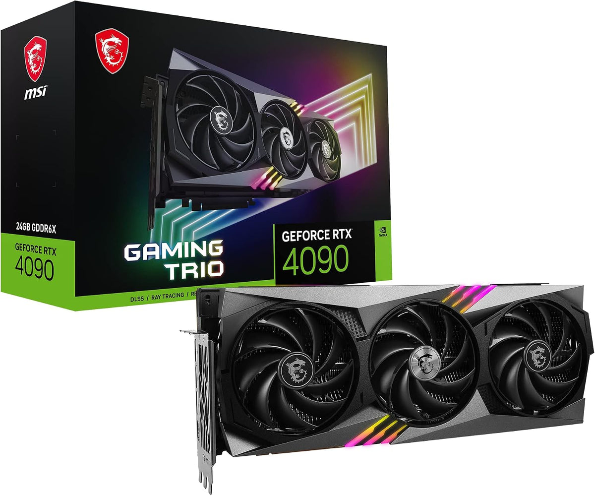 MSI RTX 4090 Gaming Trio 24G Carte graphique NVIDIA GeForce RTX 4090 24 Go GDDR6X