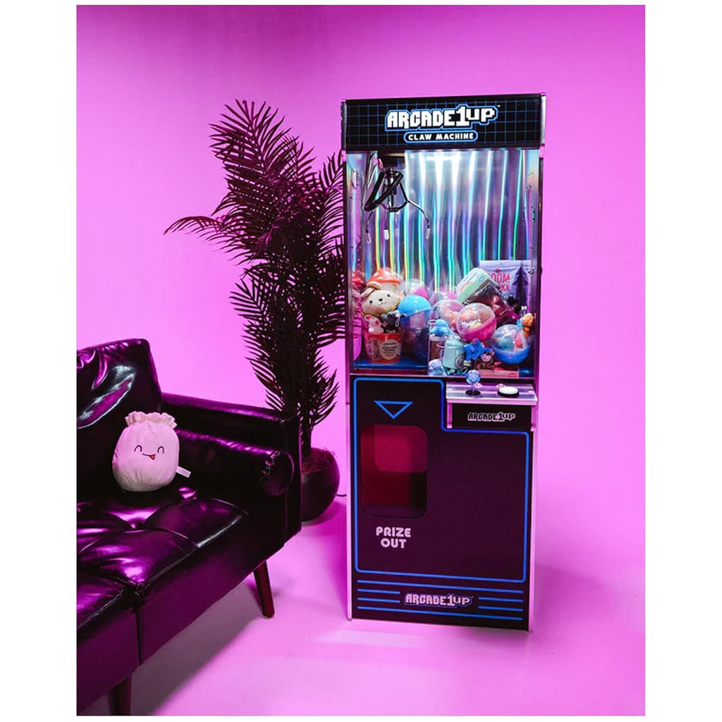 Arcade1Up Full-Size Claw Machine - Light-Up Marquee, Customizable - Perfect for Stuffed Animals, Plushies, Toys - Ultimate Arcade Game Room & Party Entertainment