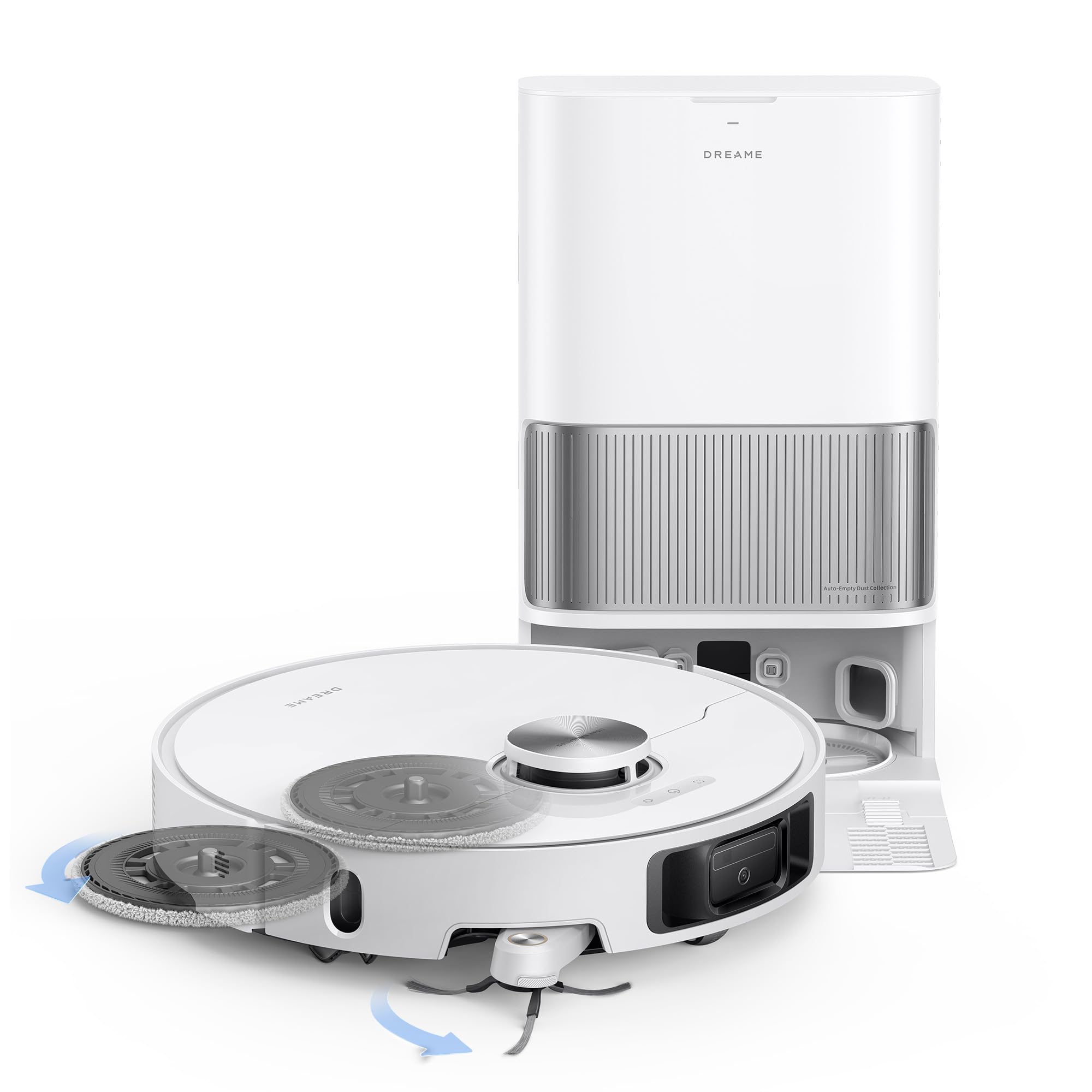 DREAME L40s Ultra AE Robot Vacuum and Mop Combo, 19,000Pa Suction, Self Emptying Dust Box, Flexible Mop & 167℉ Self Cleaning Washboard, Diverse Brush Selection, All-in-One Station, Auto Refill