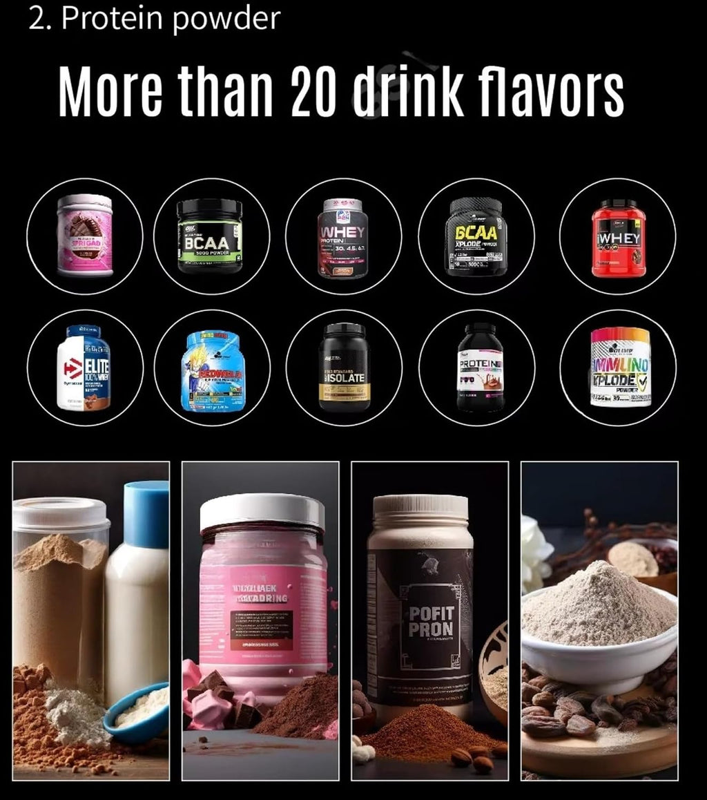 Professional Protein Shake Vending Machine, 6 Flavor Options, Freshly Made Protein Vending Machine with Mixer, Supports Multiple Payment, Smart Touchscreen & Remote Monitoring for Gyms