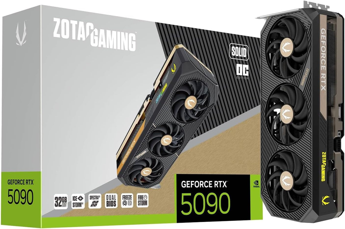 ZOTAC Gaming GeForce RTX 5090 Solid OC Graphics Card ZT-B50900J-10P VD8991