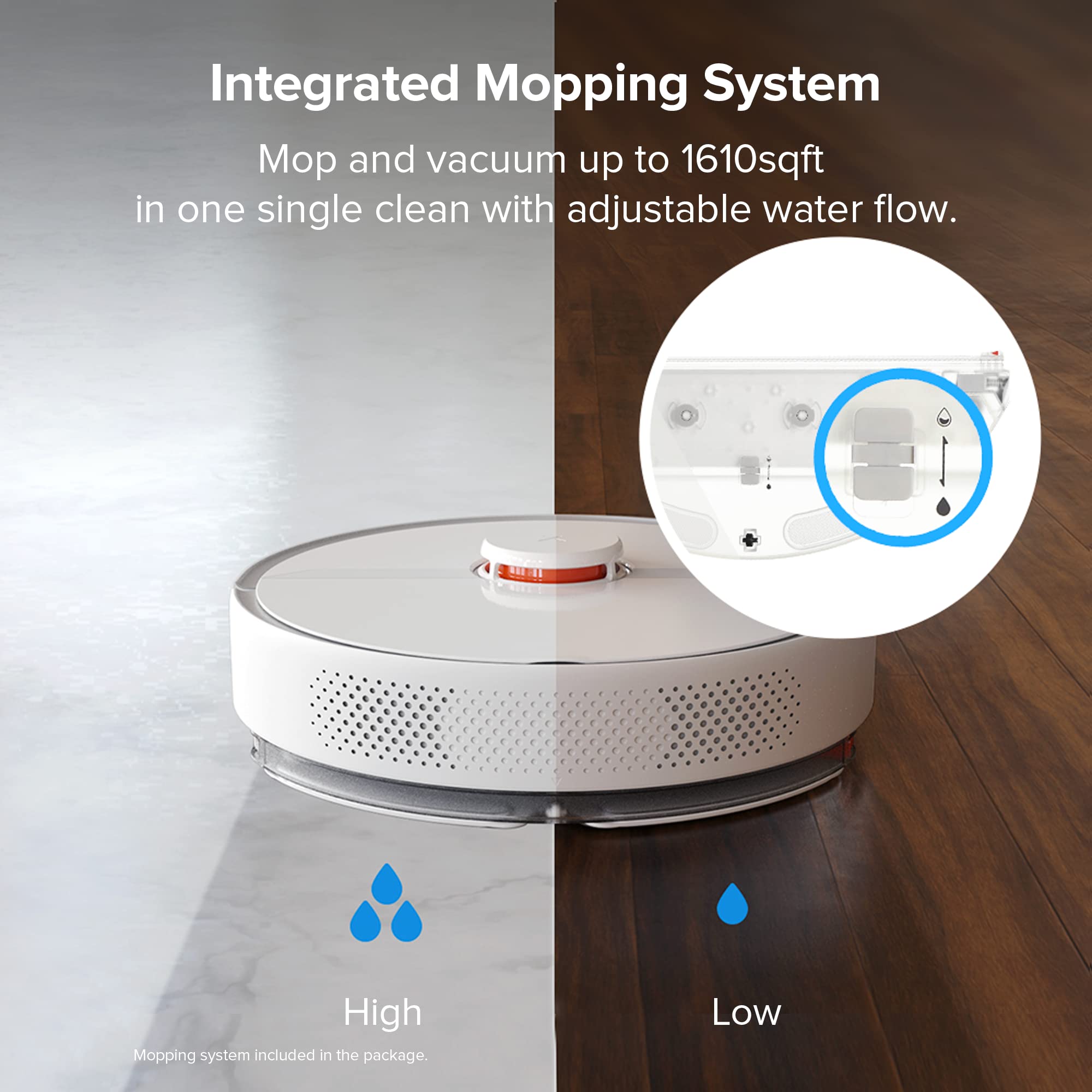 roborock Q10 S5+ Robot Vacuum and Mop, 10,000Pa Suction, Upgraded from Q8 max+, 70 Days Self-Emptying, Obstacle Avoidance, Sonic Mopping, Dual Anti-Tangle Design, Auto Mop Lifting, Black