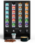 LifeMoreasy K Cup Holder Creative Coffee Pods Storage Stand Vending-Style K Pod Dispenser K Cup Organizer for 28 Pods