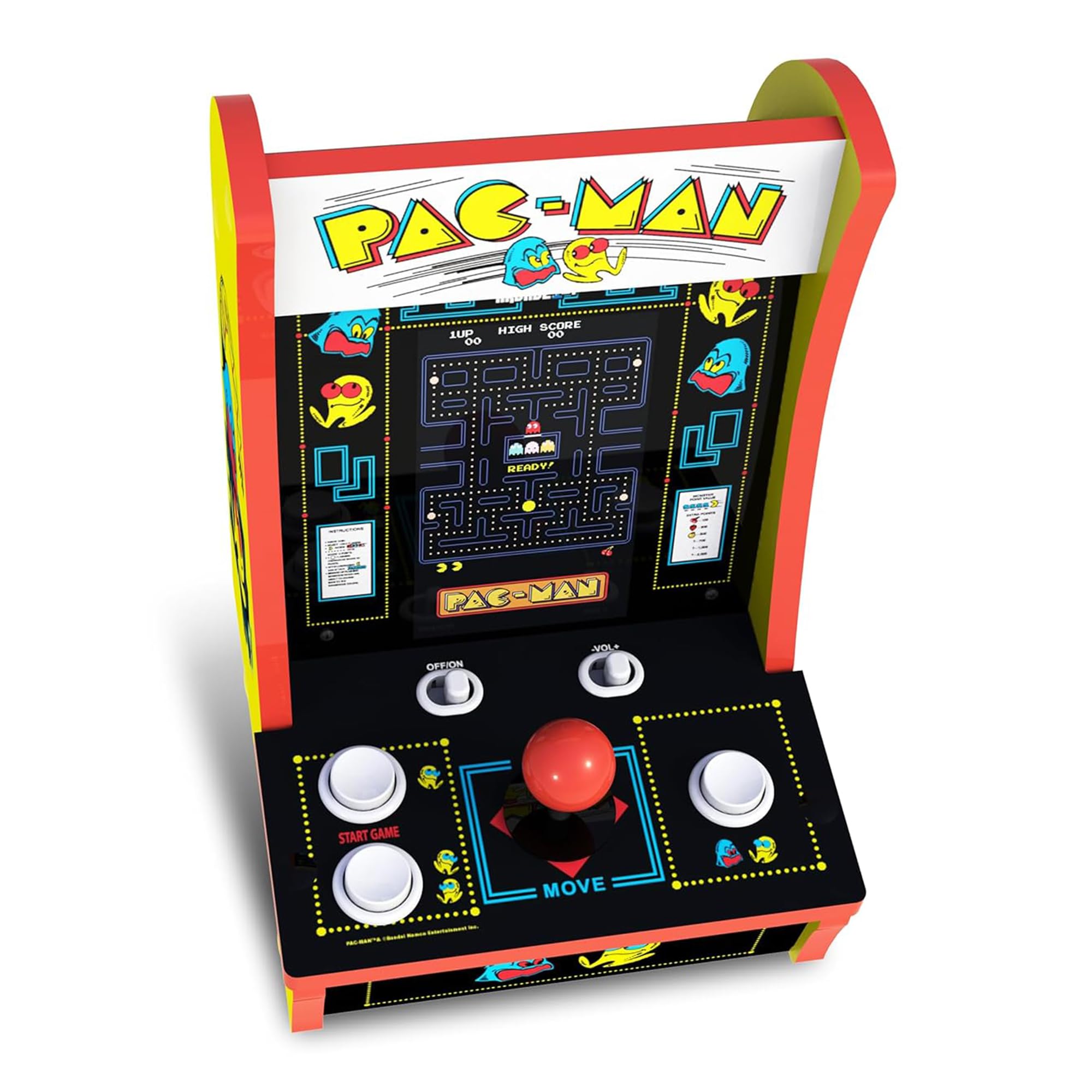 Arcade1Up NBA JAM Countercade Arcade Machine with NBA JAM TE and NBA Hang Time, 7" LCD Screen, Light-Up Marquee and Real-Feel Arcade Controls