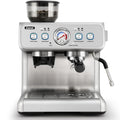 Gevi 20 Bar Espresso Machine with Built-in Grinder & Milk Frother | Professional Coffee Maker for Home | Cappuccino, Latte, 2.3L Removable Water Tank, Stainless Steel Steam Wand