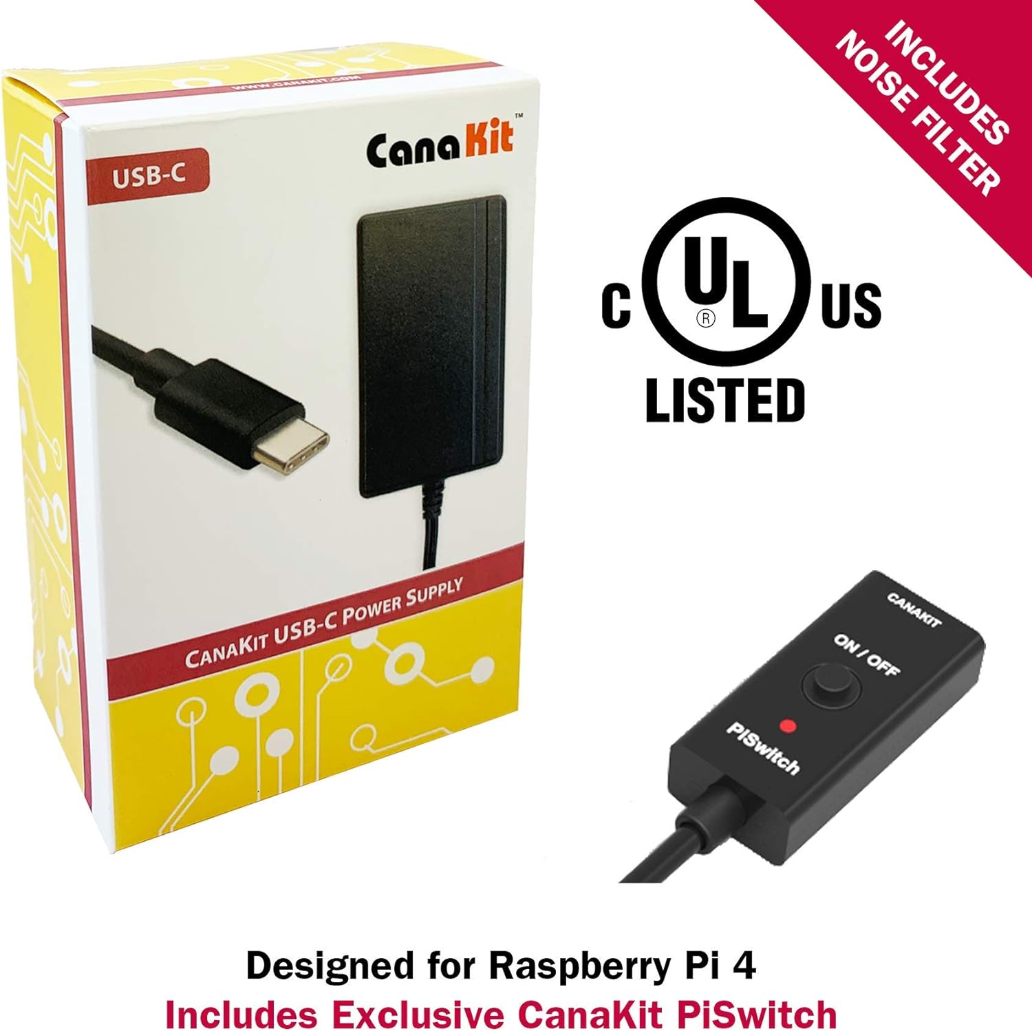 CanaKit Raspberry Pi 4 Extreme Kit - Aluminum Edition (8GB RAM)