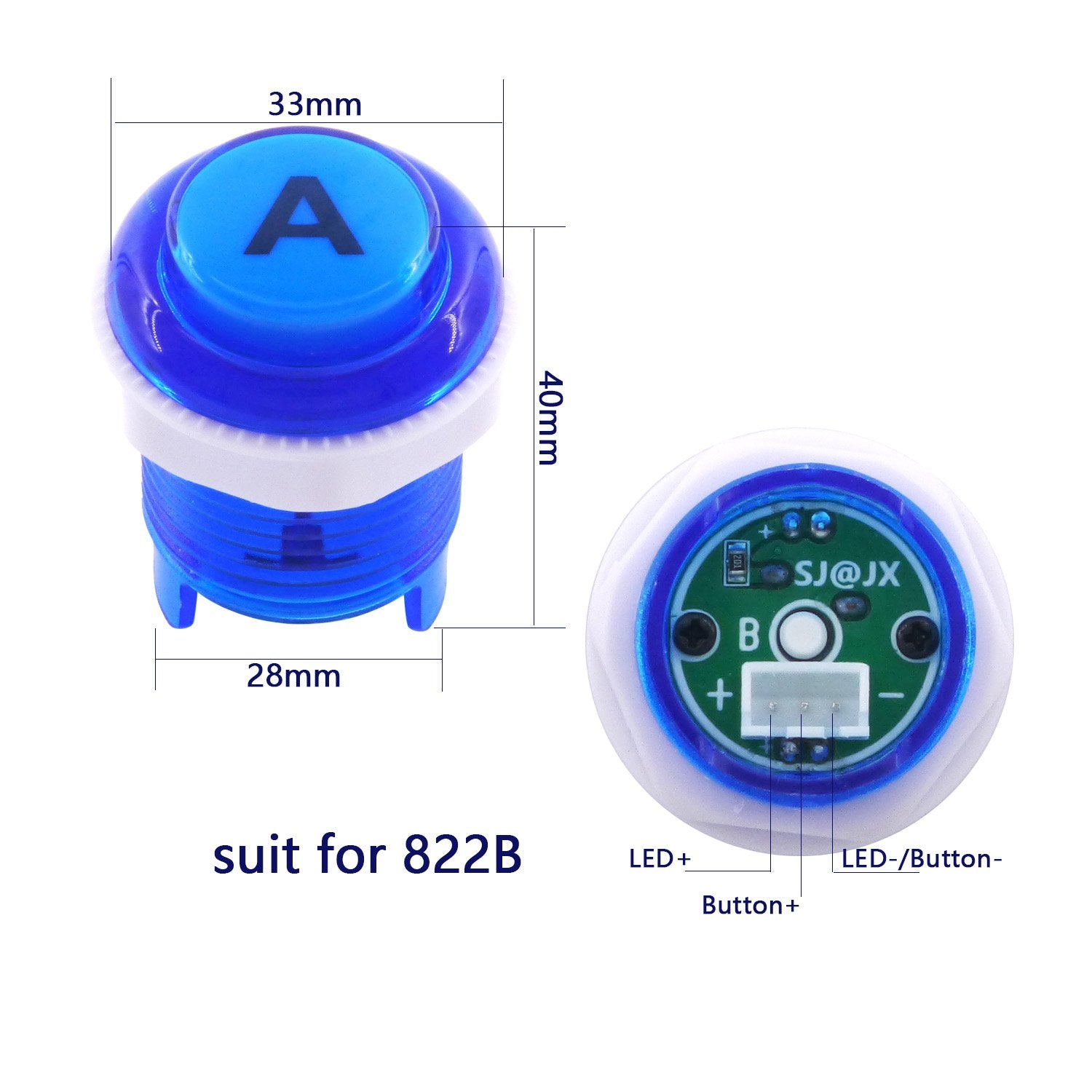2 Player LED Arcade Game DIY Kit Mechanical Keyboard Switch PC MAME Raspberry Pi LED Button Fighting Joystick Controller Zero delay USB Encoder Retropie