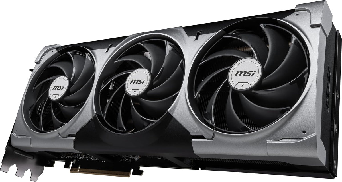MSI NVIDIA GeForce RTX 5090 32G Ventus 3X OC Gaming Graphics Card GDDR7 512-bit, Boost Frequency up to 2452 MHz, PCIe Gen 5, DLSS 4, DP 2.1 x 3, HDMI 2.1 x 1, ATX