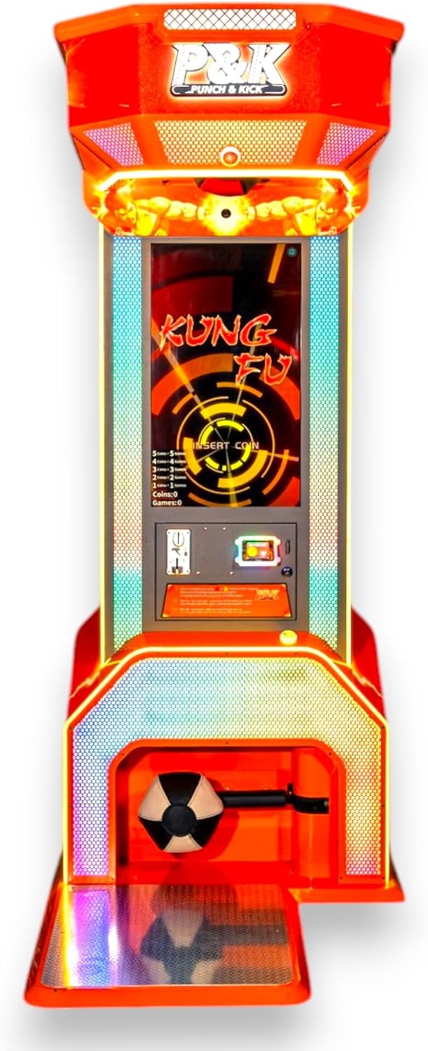 MEGA Vending Punch & Kick Arcade Ticket Redemption Game Machine - Led Display