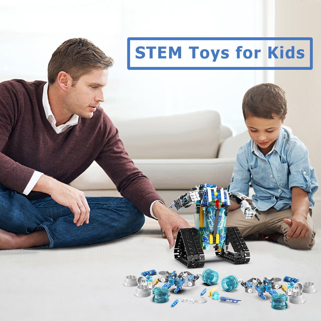 Robot Toys for 8-16 Year Old Boys Girls Kids with APP or Remote Control Science Programmable Building Block Kit, STEM Projects Educational Birthday Gifts
