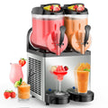 Ultimate Commercial Slushy Machine – 12X3 Tank Stainless Steel Slush Machine,Commercial Frozen Drink Maker for Juices, Margaritas, and Cocktails – Ideal for Bars and Restaurants