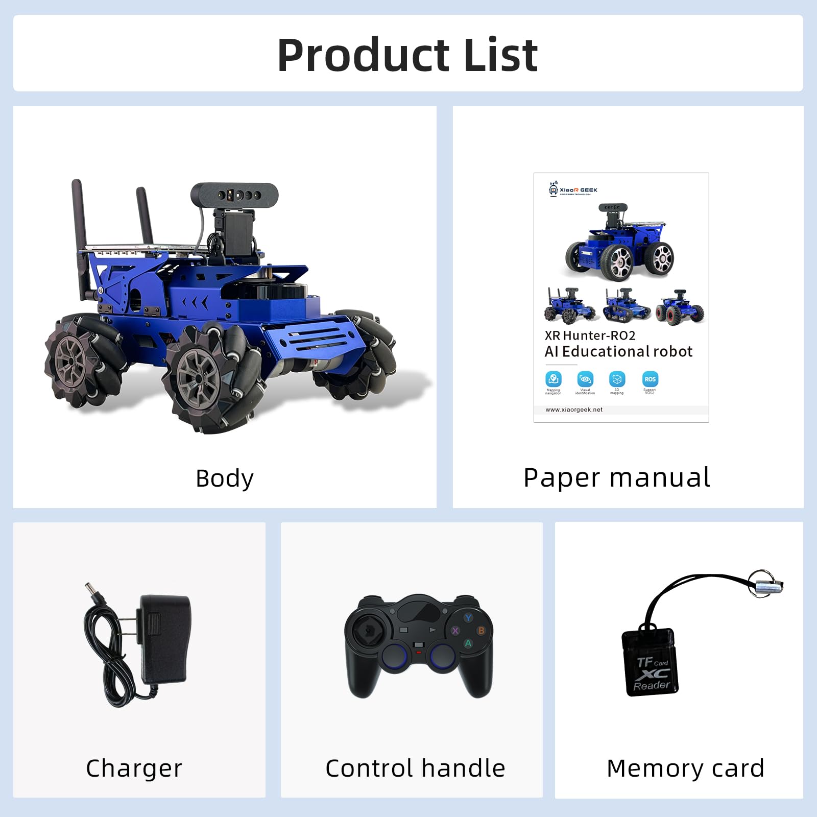 Jetson Nano ROS2 Robot Lidar Mapping Navigation 7in Touch Screen,Ackerman Smart Car Chassis Python Programming AI Visual Recognition for Adults Learning Education Kit(with Jetson Nano 4GB)