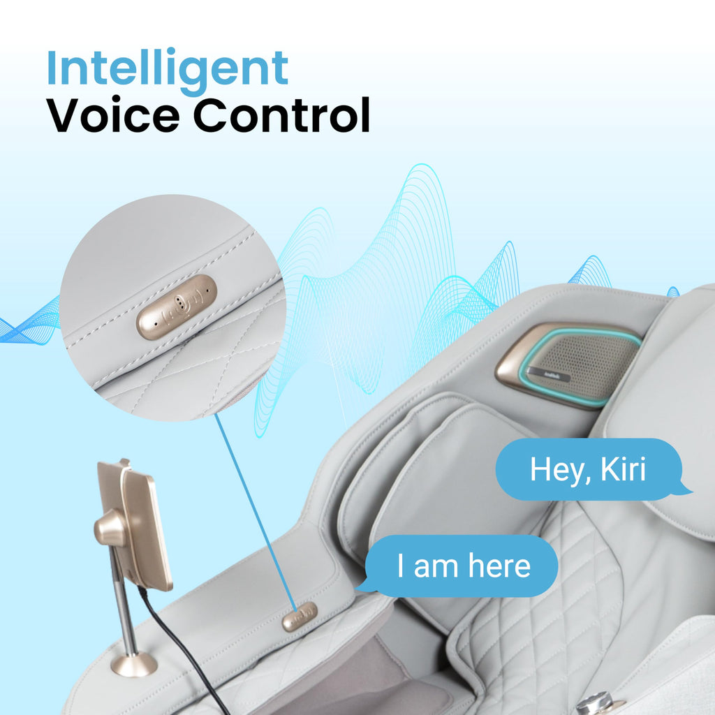 AmaMedic Osaki Haven 4D. Massage Chair Full Body, AI Health Detection, Intelligent Voice Control, Body Scan Technology, SL Track, Zero Gravity Reclining, Professional Massage Chair (Taupe)